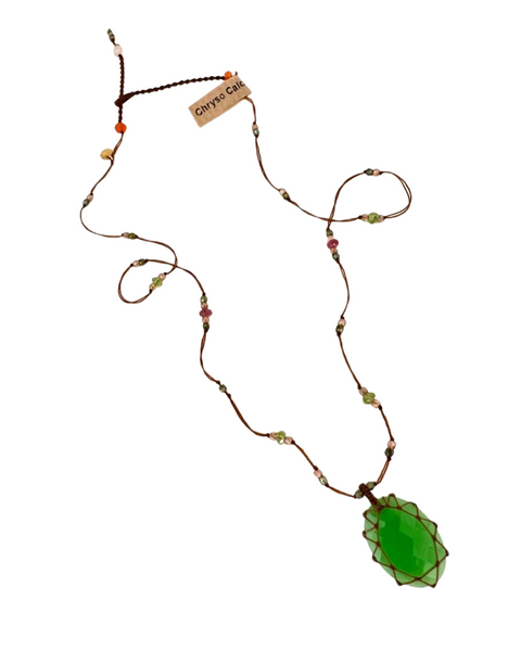 Chrysoprase Tibetan Necklace