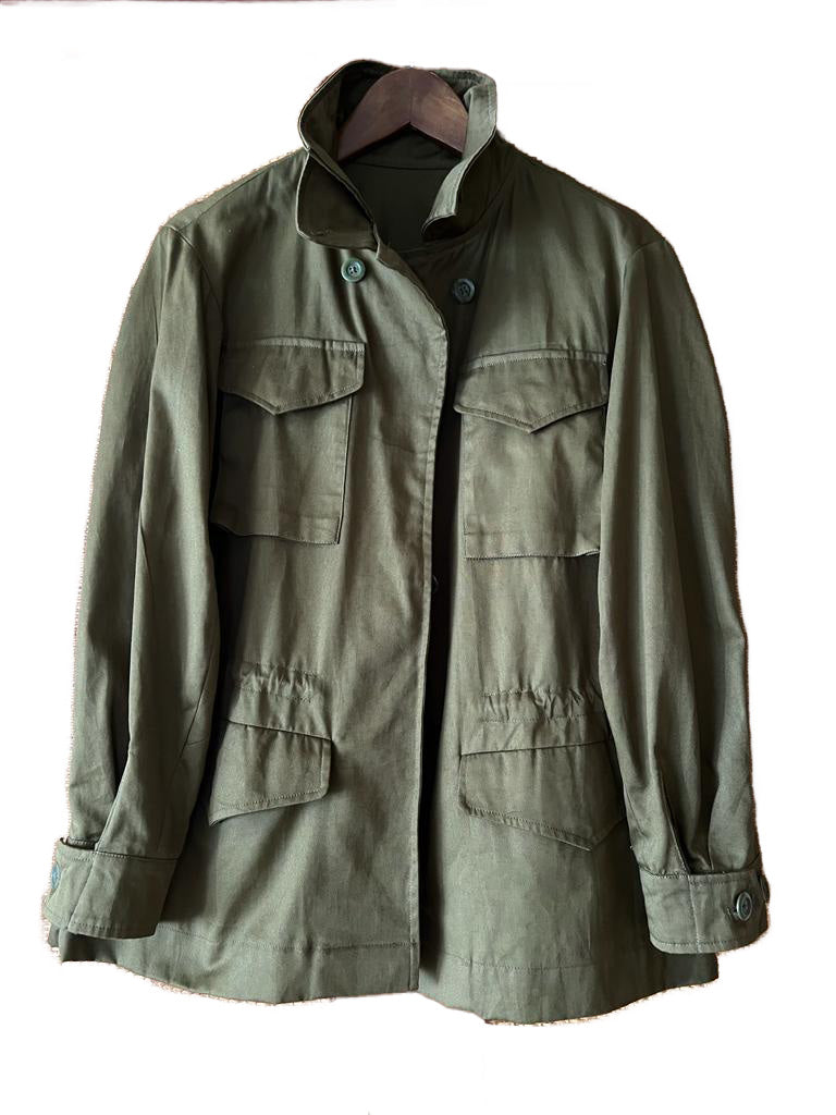 Sumba Jacket in Olive Green