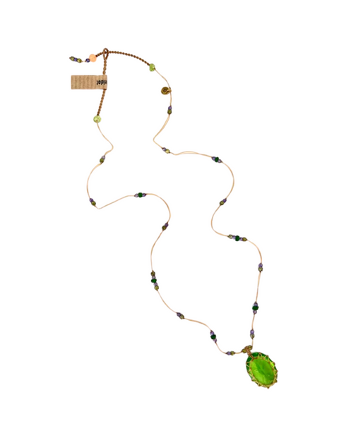 Peridot Tibetan Necklace