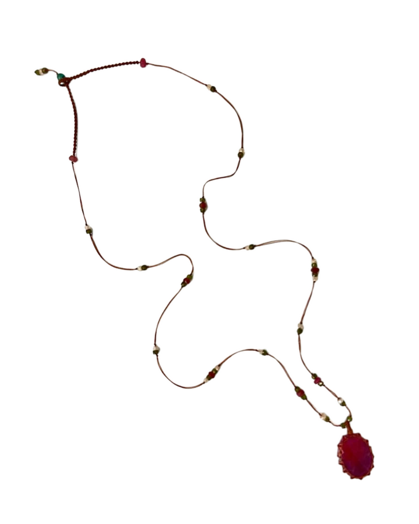 Ruby Tibetan Necklace