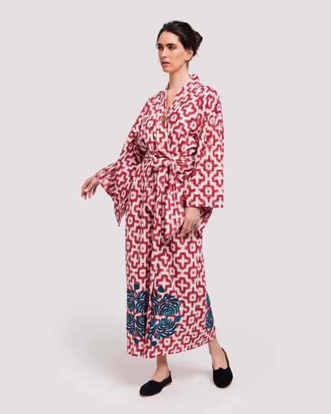 Roodoo Red Kimono