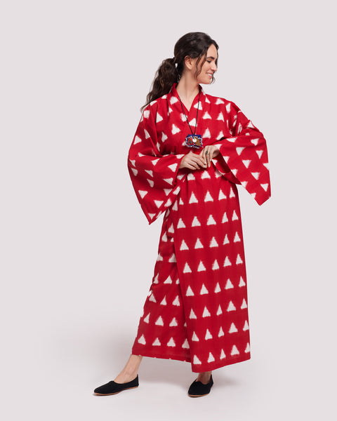 Red Savannah Kimono