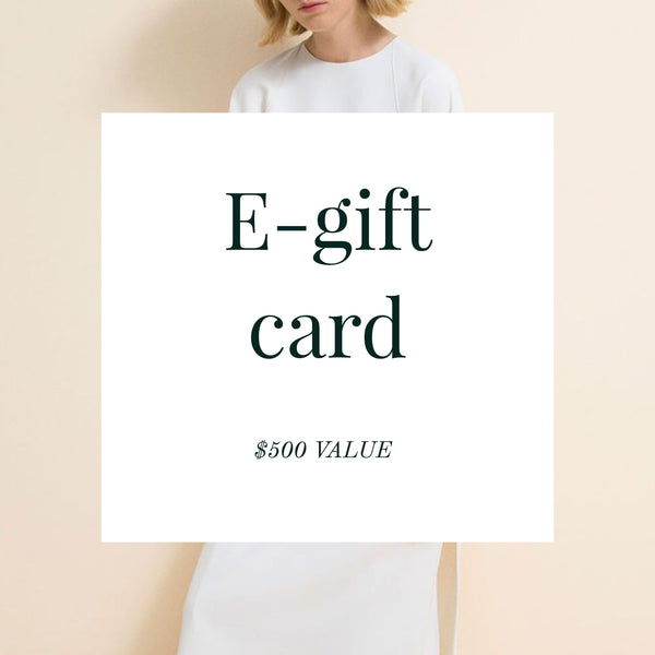 E-gift card ($500 Value)