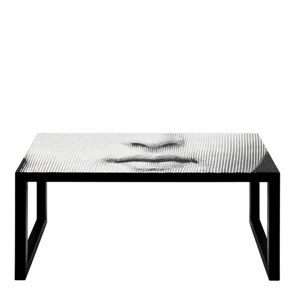 FORNASETTI <br/> Rectangular Gigogne Table Tema Black & White